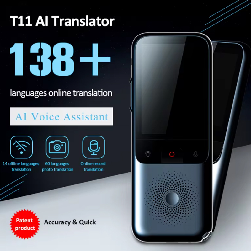 Portable Translator Device - T11 138 Language Intelligent Translator, 2025