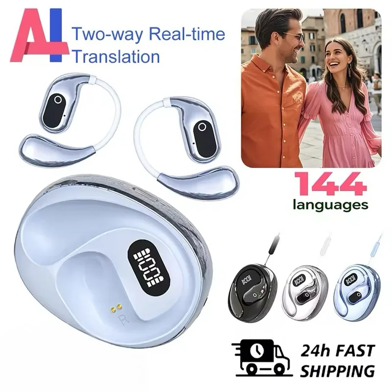 Portable Translator Device - XG99 Translator Headphones 144 Languages Wireless