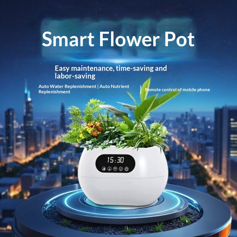 Electronic Gift - Ai Intelligent Flowerpot Automatic Watering Nutrient