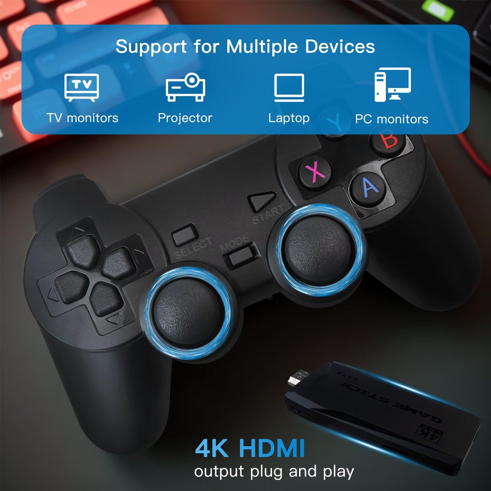 Retro Video Game Console 4K Ga - đánh giá và giá Retro Game Controller Usb