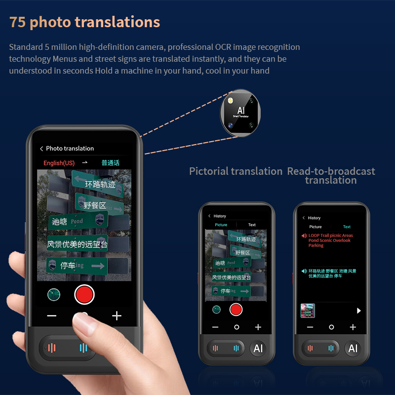 Z16 Portable Smart Translator  - đánh giá và giá Portable Translator Device