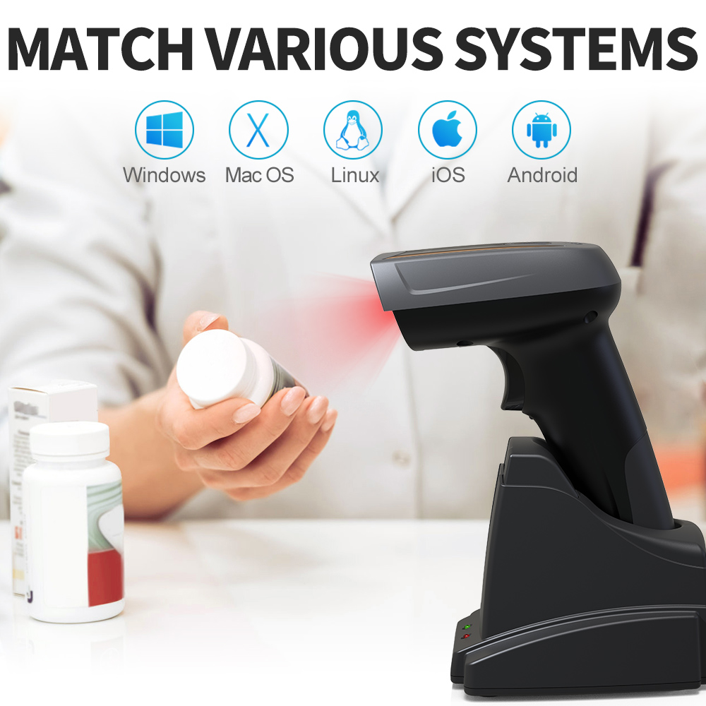 GTCODESTAR X-1801B Qr 1D 2D Ba - đánh giá và giá Barcode Scanner Wireless