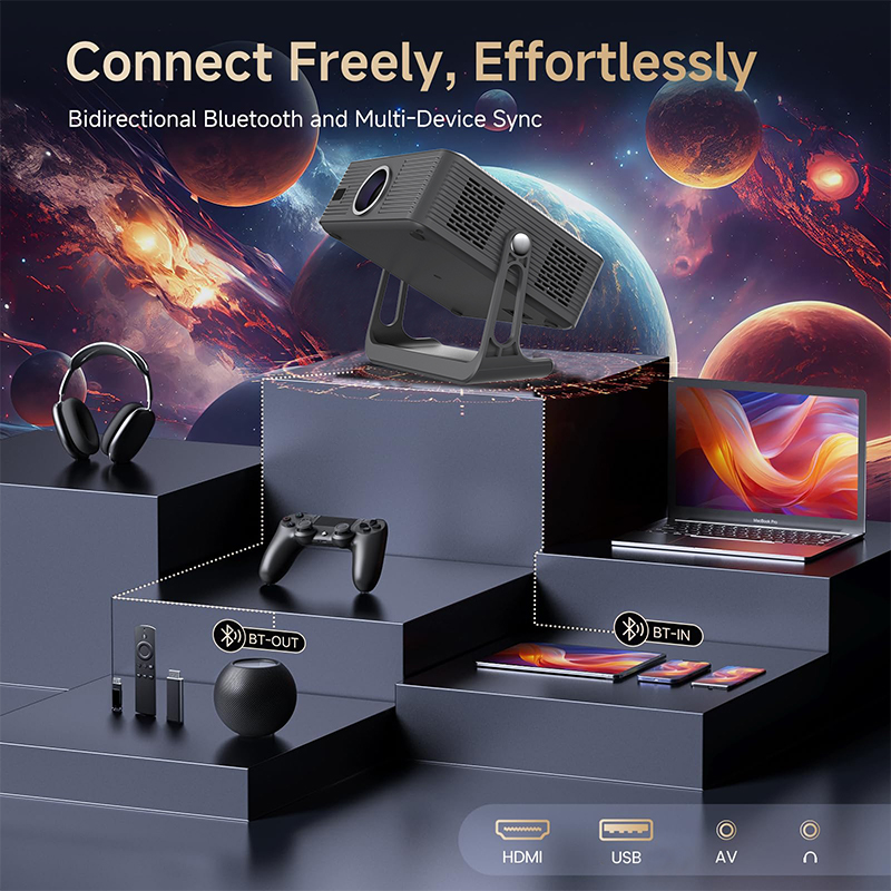 Tripsky Smart Projector Wirele - đánh giá và giá Mini Projector Portable