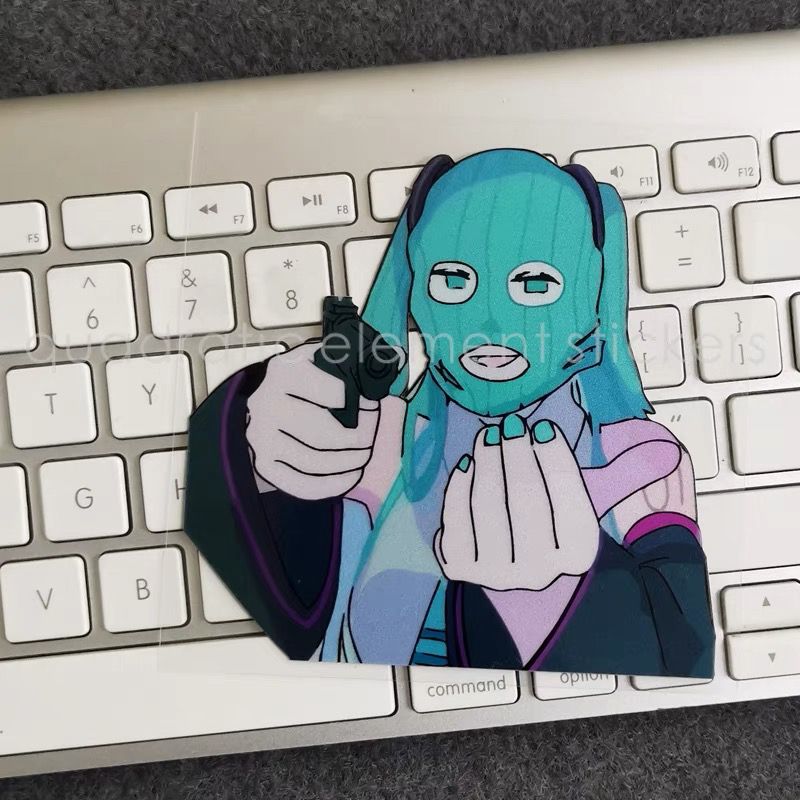 Miku Motorcycle Sticker Water  - đánh giá và giá Electronic Gift