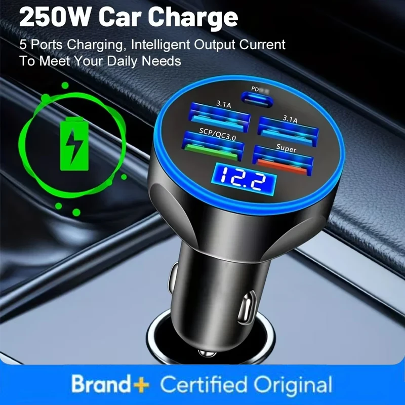 250W Super Fast Charging Car C - đánh giá và giá Election Electronics & Gadgets Store Woocommerce Theme