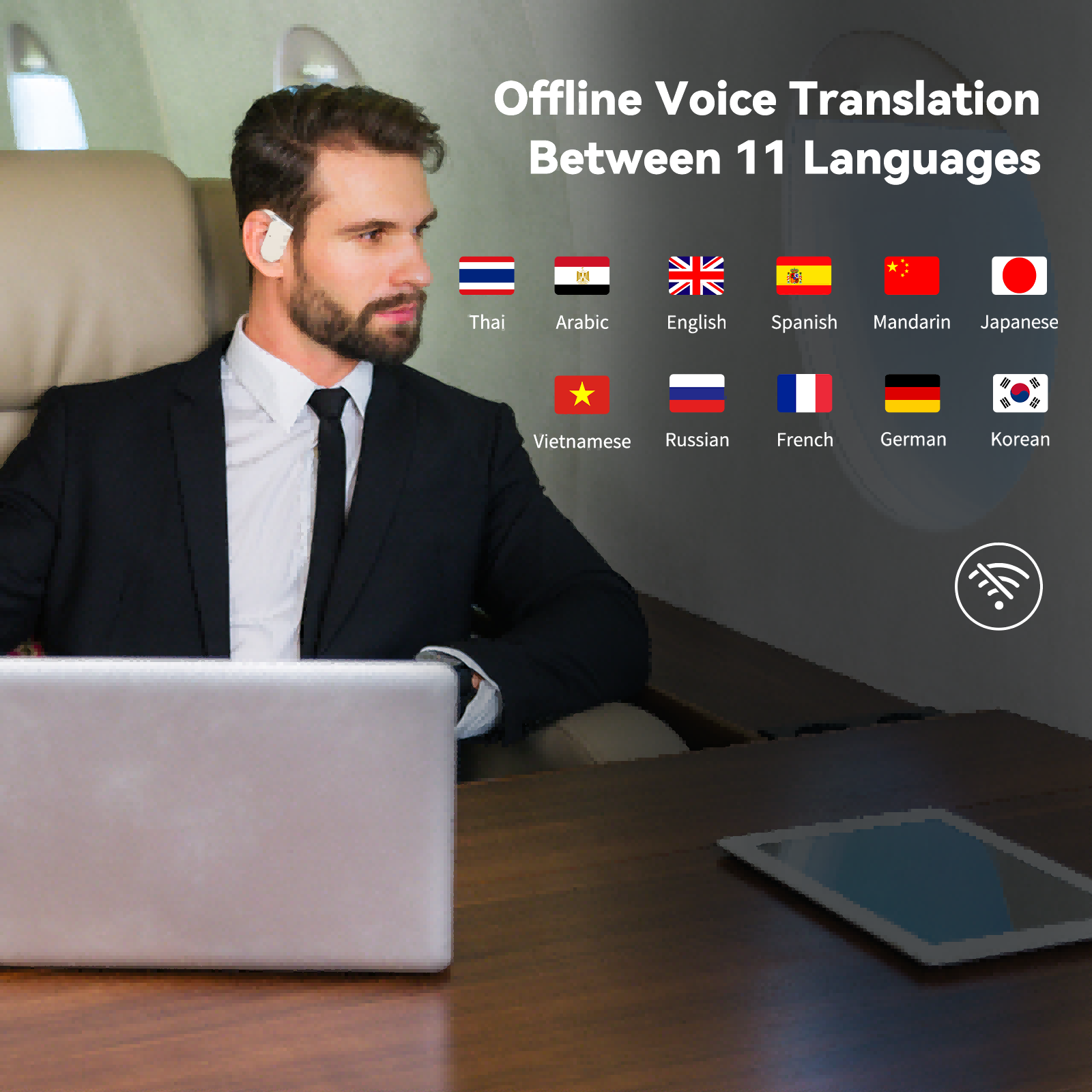 Wooask M9 Translator Earbuds,T - đánh giá và giá Portable Translator Device