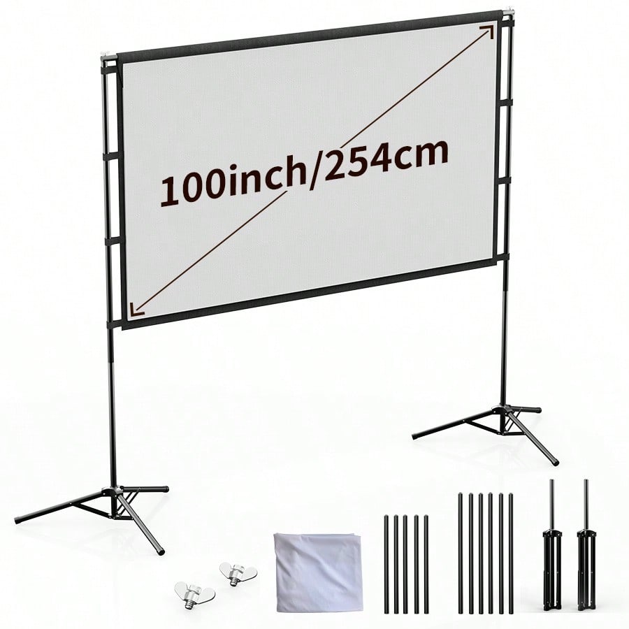 XBJ 100 Inch 4K Ultra HD Proje - đánh giá và giá Mini Projector Portable