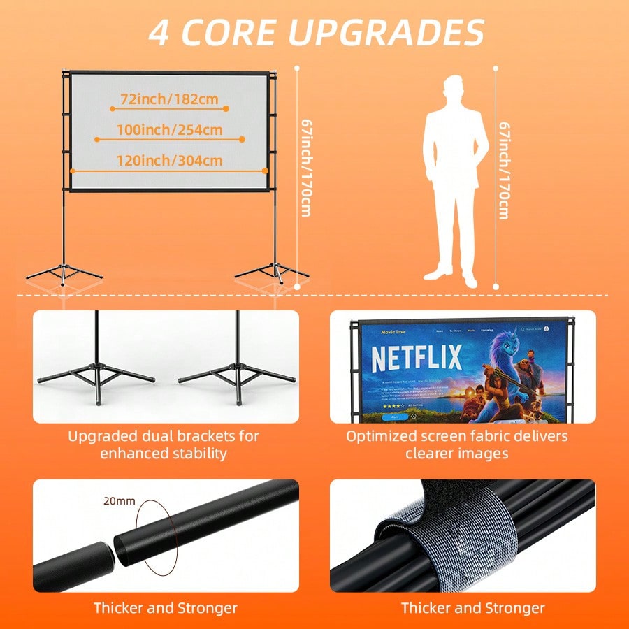 XBJ 100 Inch 4K Ultra HD Proje - đánh giá và giá Mini Projector Portable