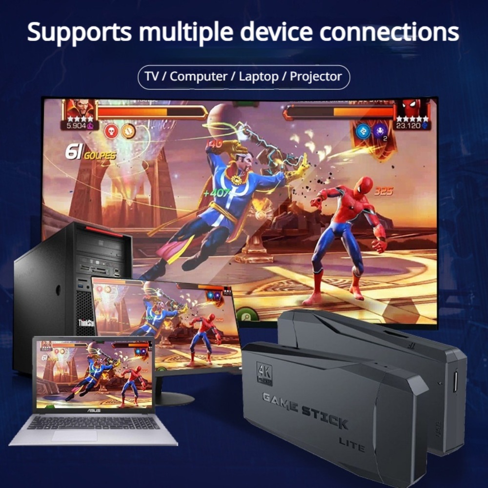 Portable 4K Retro Game Stick C - đánh giá và giá Retro Game Controller Usb