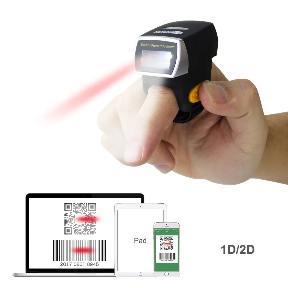 NEW Netum Mini Finger Ring Bar - đánh giá và giá Barcode Scanner Wireless