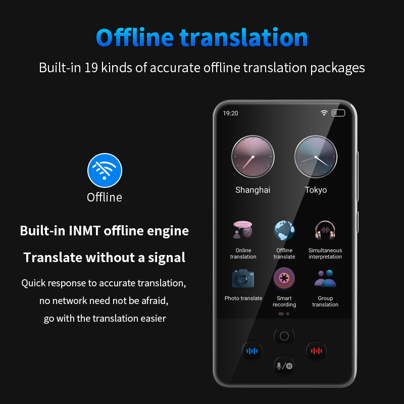 S85 Pro 4‑Inch Touch‑Screen La - đánh giá và giá Portable Translator Device