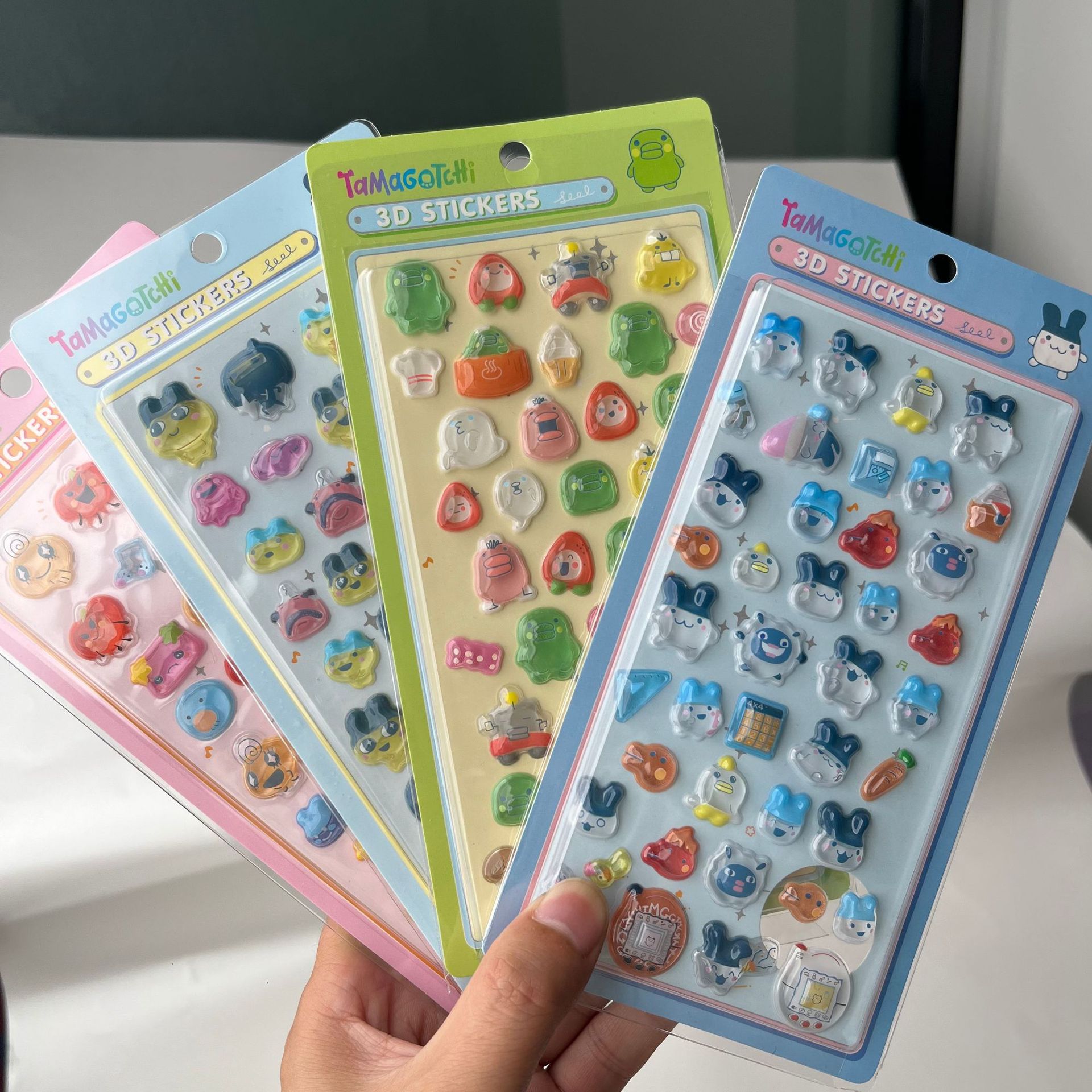 Cute Tamagotchi 3D Puffy Stick - đánh giá và giá Electronic Gift