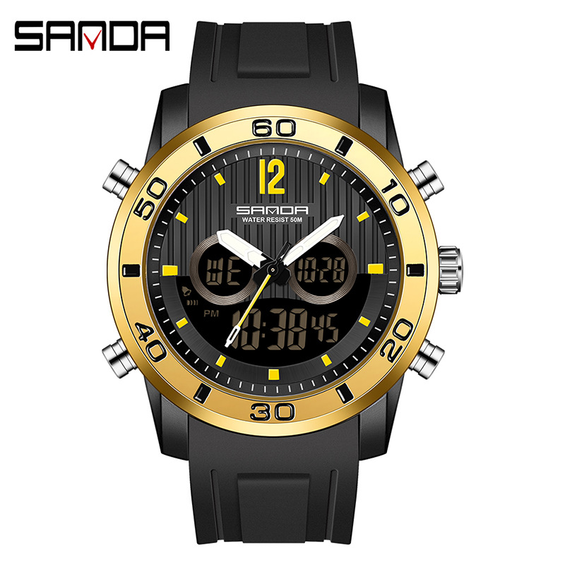 SANDA Electronic Watch Men's S - đánh giá và giá Electronic Gift